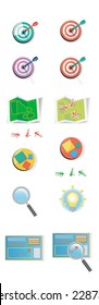 set of flat icons for your info-graphic