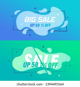 Set of flat speech bubble shaped banners. Minimal template can be used in web or print design. Black friday, special offer, advertisement, promotion, sale, hot price and discount poster. 