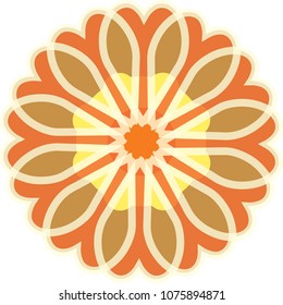 Set of flat Spring flower icons