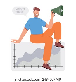 Conjunto de Ilustraciones de negocio de estilo plano

