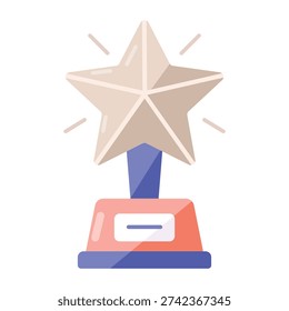 Set of Flat Style Success and Goals Icons 


