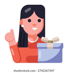 Set of Flat Style Success and Goals Icons 


