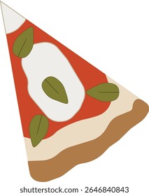 A set of flat vector icons of whole pizzas and slices with various toppings like pepperoni, basil, cheese, and mushrooms. Great for food apps, menus, and restaurant branding.