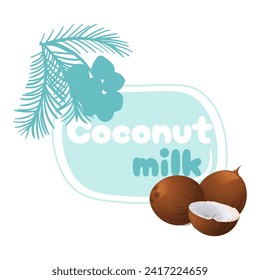 Set of flat vector illustrations of different types of plant milk: coconut ,almond, rice, oat, walnut, cashew ,hazelnut and soy milk.