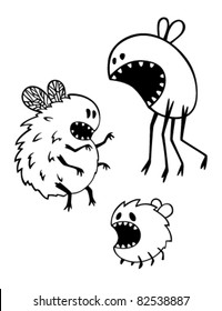 Set of flies