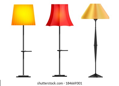 Set of floor lamps