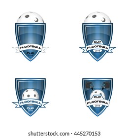 Set floorball logo for the team and the cup
