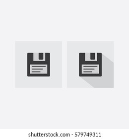 Set floppy disk, save icon