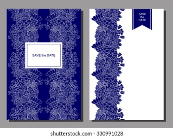 Set of floral backgrounds with space for your text