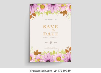 A set of floral brochures for the wedding of the week