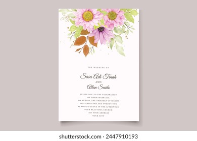 A set of floral brochures for the wedding of the week