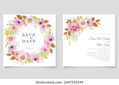 A set of floral brochures for the wedding of the week