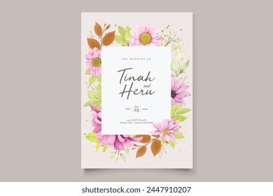 A set of floral brochures for the wedding of the week