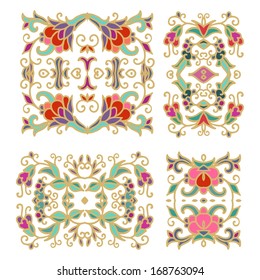Set of floral compositions