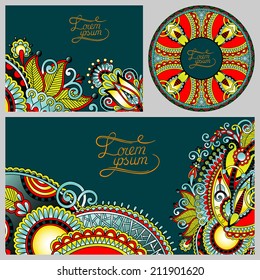 set of floral decorative background, template frame design for card, brochure, book, business card, postcard, wedding invitation, banner, CD design