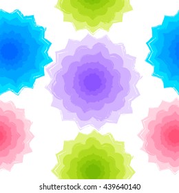 Set of floral design element. Vector hand drawn background. 