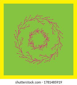 Set of floral elements. Flower and green leaves. Wedding concept - flowers. Floral poster, invite. Vector arrangements for greeting card or invitation design