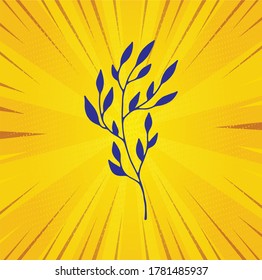 Set of floral elements. Flower and green leaves. Wedding concept - flowers. Floral poster, invite. Vector arrangements for greeting card or invitation design