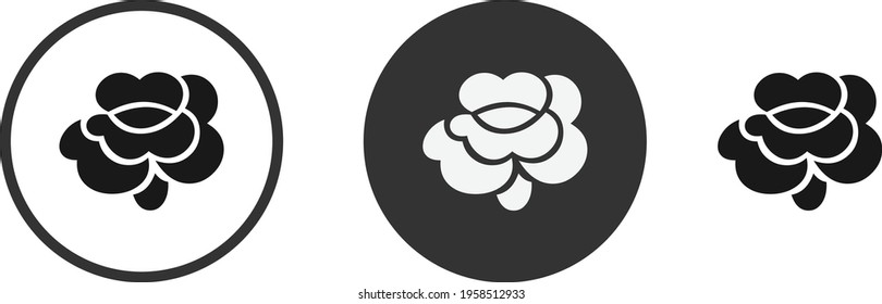 Set of floral elements. Flower and green leaves. Wedding concept - flowers. Floral poster, invite. Vector arrangements for greeting card or invitation design