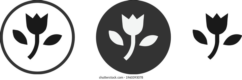 Set of floral elements. Flower and green leaves. Wedding concept - flowers. Floral poster, invite. Vector arrangements for greeting card or invitation design