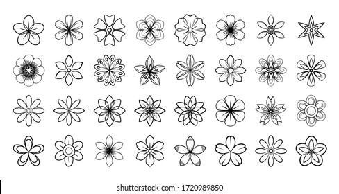 Simple Flower Drawing Hd Stock Images Shutterstock