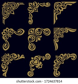élément floral ornement design culture