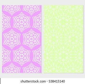 set of floral ornament. seamless vector pattern. interior decoration, wallpaper, invitation, fashion design.