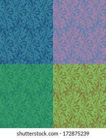 Set of Floral Pattern