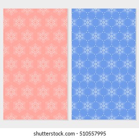 set of floral seamless pattern. abstract geometry shape and lines. vector illustration. Ethnic arabic ornament. for design invitation, backgrounds, wallpapers