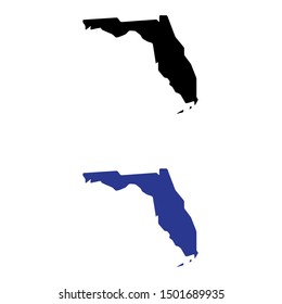 a set of Florida state map icons