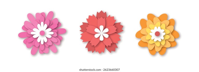 Set Flower Beauty full color