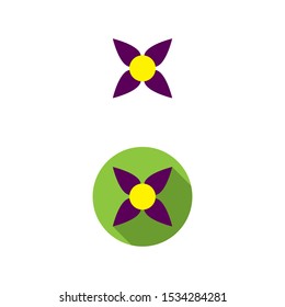 a set of flower icons