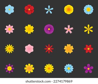 Blumensymbole, Feder, Natur, Blumen