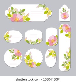 
Set of flower wedding ornament concept. Art traditional,book, poster, abstract, element. For romantic and easter design, announcements, greeting cards, posters, advertisement.