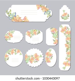 
Set of flower wedding ornament concept. Art traditional,book, poster, abstract, element. For romantic and easter design, announcements, greeting cards, posters, advertisement.