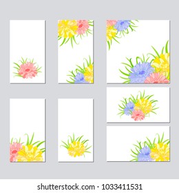 Set of flower wedding ornament concept. Art traditional,book, poster, abstract, element. For romantic and easter design, announcements, greeting cards, posters, advertisement.