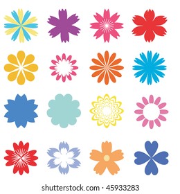 set with flowers