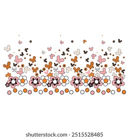 Set of flowers. Abstract origami flowers icons background. style for banners, wallpaper, posters, websites, online shopping.Vector illustration design and creative idea,eps 10.