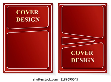 Set flyer, brochure size A4 template,banner.