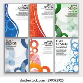 Set of Flyer design - Vector business