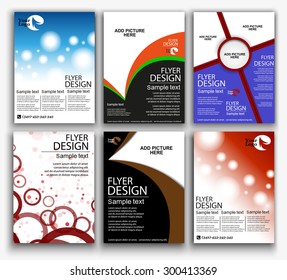 Set of Flyer design - Vector business