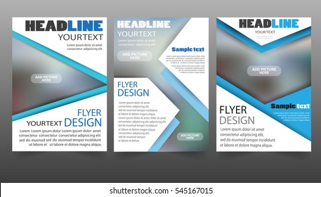 Set of Flyer design -  Vector business  Eps 10
