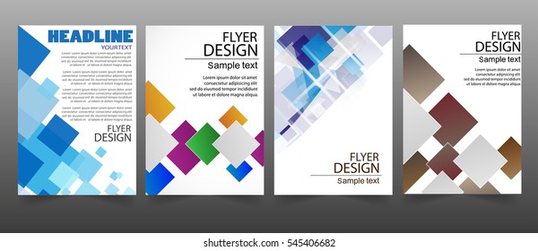 Set of Flyer design - Vector business Eps 10