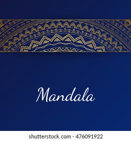 Set of flyer page ornamental illustration stylized gold concept. Luxury art traditional, Islam, arabic, indian, ottoman motifs, elements. Vector decorative retro greeting card or invitation design.
