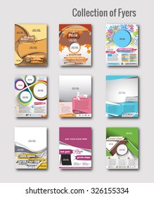 Set of Flyer & Poster Design in A4 Size Template.