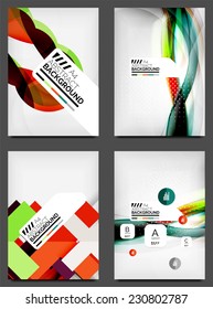 Set of Flyer Templates, Business Web Layouts, modern business web online layout