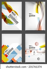 Set of Flyer Templates, Business Web Layouts, modern business web online layout