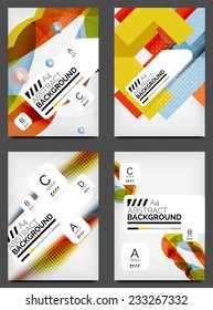 Conjunto de plantillas de volante, diseños web empresariales, diseño web de negocios moderno