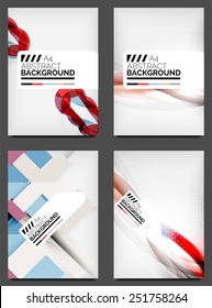 Conjunto de plantillas de volante, diseños web empresariales, diseño web de negocios moderno