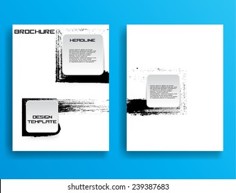 Set of Flyer Templates. Collection of Brochure Design . Abstract Modern Background . 